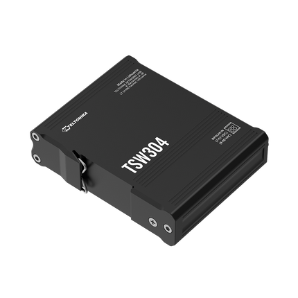 Teltonika Ethernet Switch Teltonika TSW304 DIN Rail 4-Port Gigabit Ethernet Switch