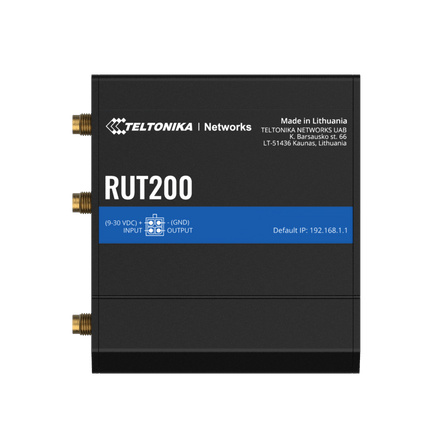 Teltonika Modem-Router Teltonika RUT200 Industrial Rugged Cellular LTE 4G Router