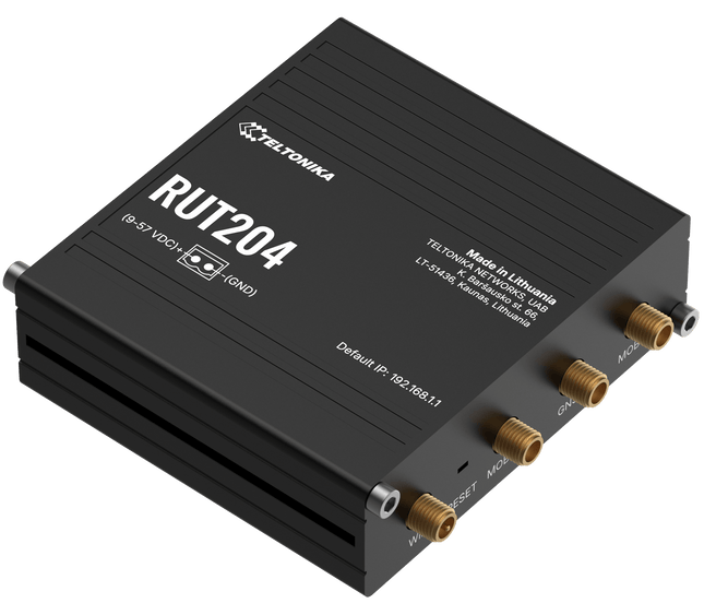 Teltonika Modem-Router Teltonika RUT204 Industrial Rugged CAN BUS Cellular LTE 4G Router