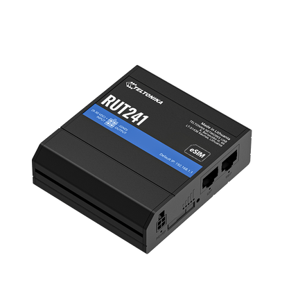 Teltonika Modem-Router Teltonika RUT241 Industrial Rugged Cellular LTE 4G eSIM Router WiFi SMS