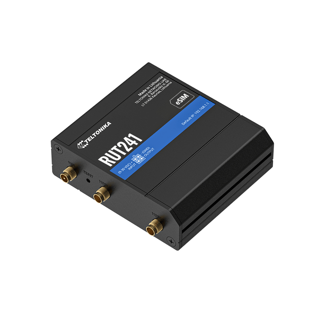 Teltonika Modem-Router Teltonika RUT241 Industrial Rugged Cellular LTE 4G eSIM Router WiFi SMS
