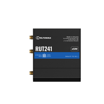Teltonika Modem-Router Teltonika RUT241 Industrial Rugged Cellular LTE 4G eSIM Router WiFi SMS