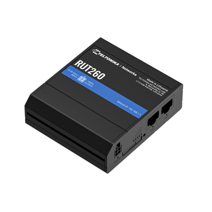 Teltonika Modem-Router Teltonika RUT260 Industrial Rugged Cellular LTE 4G CAT6 Router WiFi