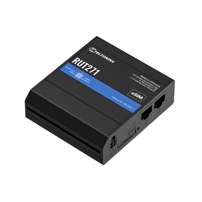 Teltonika Modem-Router Teltonika RUT271 Industrial Rugged Cellular LTE 5G Redcap Router