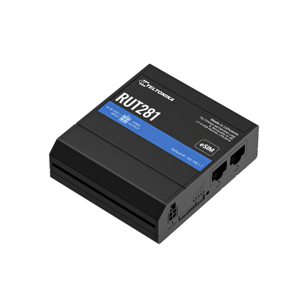 Teltonika Modem-Router Teltonika RUT281 Industrial Rugged Compact Cellular LTE 4G Router