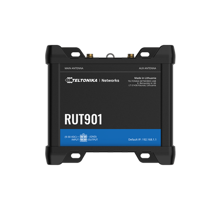 Teltonika Modem-Router Teltonika RUT901 Industrial Rugged Cellular LTE 4G Router WiFi