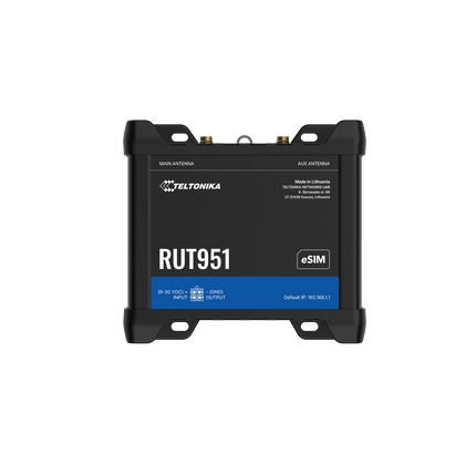 Teltonika Modem-Router Teltonika RUT951 Industrial Rugged Cellular LTE 4G Router (WiFi, Dual SIM, VPN)
