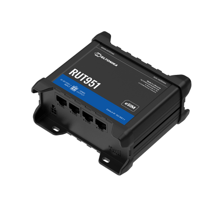 Teltonika Modem-Router Teltonika RUT951 Industrial Rugged Cellular LTE 4G Router (WiFi, Dual SIM, VPN)