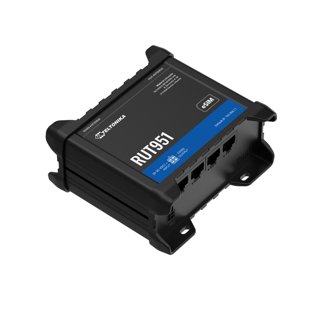 Teltonika Modem-Router Teltonika RUT951 Industrial Rugged Cellular LTE 4G Router (WiFi, Dual SIM, VPN)
