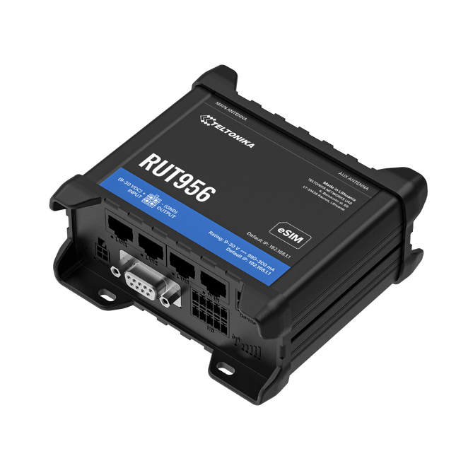 Teltonika Modem-Router Teltonika RUT956 Industrial Rugged Cellular LTE 4G Router WiFi GNSS
