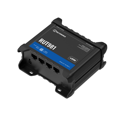 Teltonika Modem-Router Teltonika RUT981 Industrial Rugged Cellular LTE 4G Router Global SIM