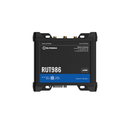 Teltonika Modem-Router Teltonika RUT986 Industrial Rugged Cellular LTE 4G Router Global SIM