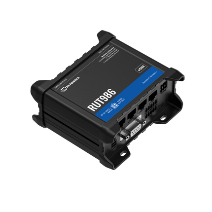 Teltonika Modem-Router Teltonika RUT986 Industrial Rugged Cellular LTE 4G Router Global SIM