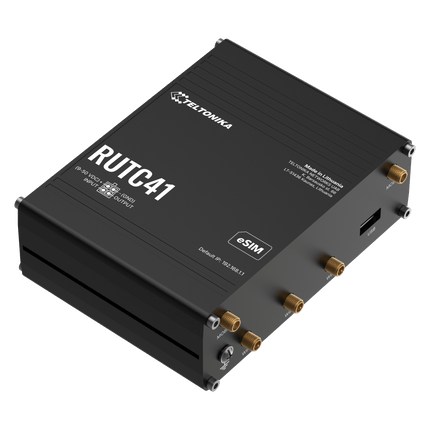 Teltonika Modem-Router Teltonika RUTC41 Industrial Rugged Cellular 4G Edge Router WiFi6 1GB RAM