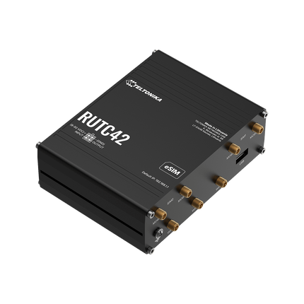 Teltonika Modem-Router Teltonika RUTC42 Industrial Rugged Cellular LTE 4G Dual Modem Edge Router