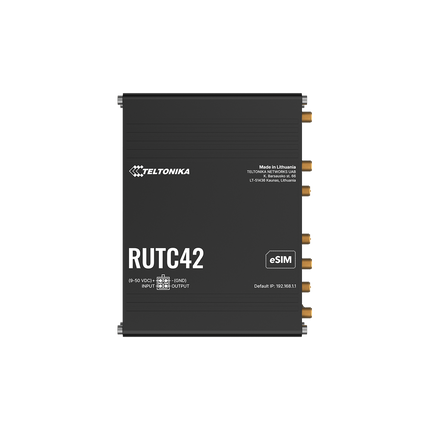Teltonika Modem-Router Teltonika RUTC42 Industrial Rugged Cellular LTE 4G Dual Modem Edge Router