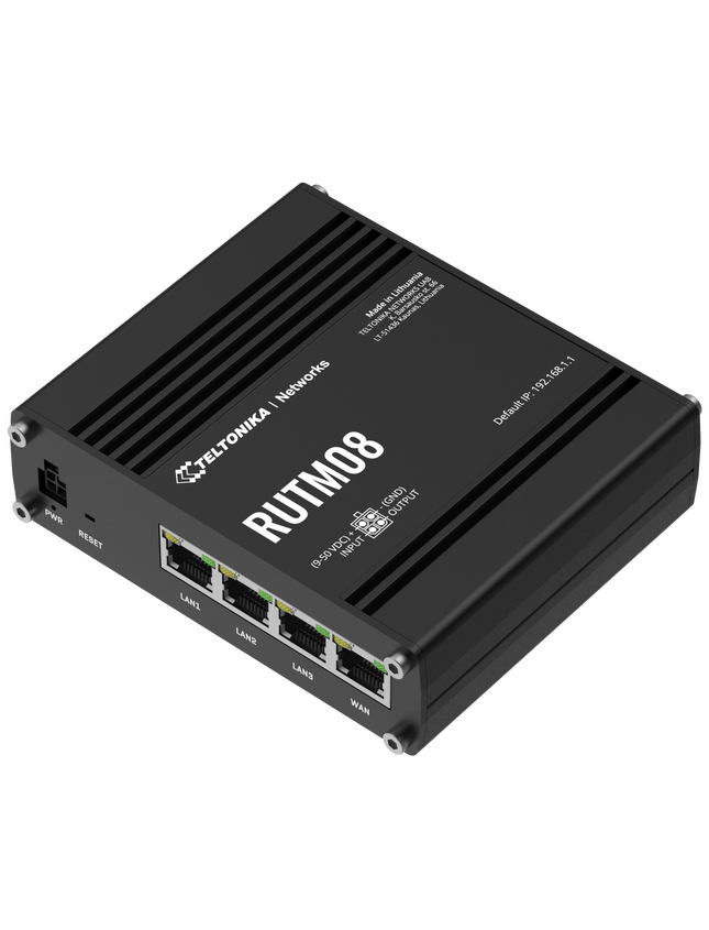 Teltonika Modem-Router Teltonika RUTM08 Industrial Rugged Wired Ethernet Router
