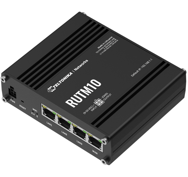 Teltonika Modem-Router Teltonika RUTM10 Industrial Rugged Wired Wi-Fi Router