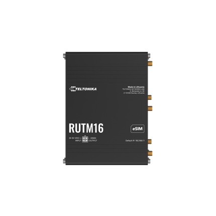 Teltonika Modem-Router Teltonika RUTM16 Industrial Rugged Cellular LTE 4G Cat6 ESIM Router