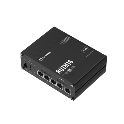 Teltonika Modem-Router Teltonika RUTM16 Industrial Rugged Cellular LTE 4G Cat6 ESIM Router