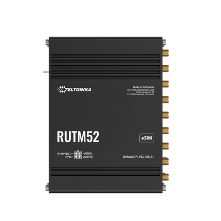 Teltonika Modem-Router Teltonika RUTM52 Industrial Rugged Cellular LTE Dual 5G Router
