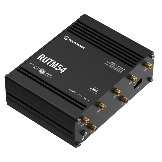 Teltonika Modem-Router Teltonika RUTM54 Industrial Rugged Cellular LTE 5G Router Telit Module