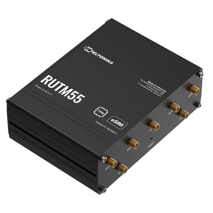 Teltonika Modem-Router Teltonika RUTM55 Industrial Rugged Cellular 5G eSIM Router RS232 RS485