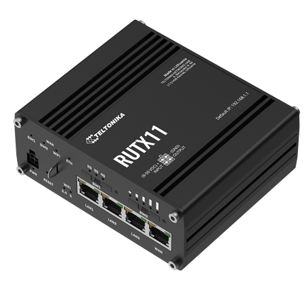 Teltonika Modem-Router Teltonika RUTX11 Industrial Rugged Cellular LTE 4G CAT6 Router WiFi