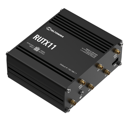Teltonika Modem-Router Teltonika RUTX11 Industrial Rugged Cellular LTE 4G CAT6 Router WiFi