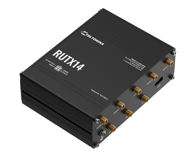 Teltonika Modem-Router Teltonika RUTX14 Industrial Rugged Cellular LTE 4G CAT12 Router WiFi