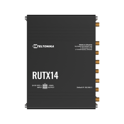 Teltonika Modem-Router Teltonika RUTX14 Industrial Rugged Cellular LTE 4G CAT12 Router WiFi