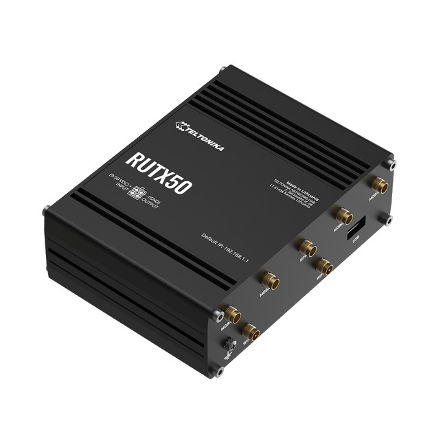 Teltonika Modem-Router Teltonika RUTX50 Industrial Rugged Cellular 5G Router WiFi Dual-SIM
