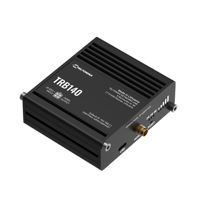 Teltonika Modem-Router Teltonika TRB140 Industrial Rugged Cellular LTE 4G Gateway Compact