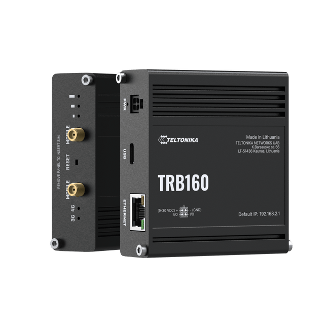 Teltonika Modem-Router Teltonika TRB160 Industrial Rugged Cellular LTE 4G CAT6 IoT Gateway