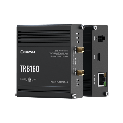 Teltonika Modem-Router Teltonika TRB160 Industrial Rugged Cellular LTE 4G CAT6 IoT Gateway