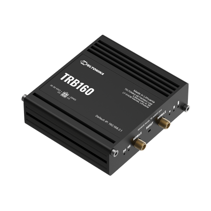 Teltonika Modem-Router Teltonika TRB160 Industrial Rugged Cellular LTE 4G CAT6 IoT Gateway