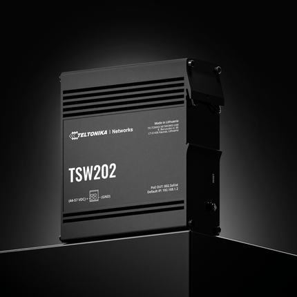Teltonika POE Switch Teltonika TSW202 Managed PoE+ Ethernet Switch (8× PoE+, 2× SFP)