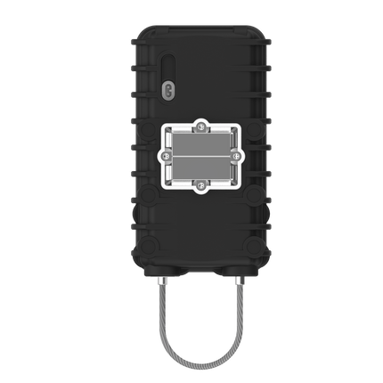 TOPFLY Tracking Device SolarGuardX 110 Solar Powered Cargo GNSS Padlock E-Lock Rechargeable Battery BLE