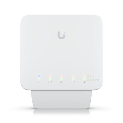 Ubiquiti-UniFi Ethernet Switch Ubiquiti UniFi USW-Flex 5 Port Gigabit Ethernet Switch 4 PoE