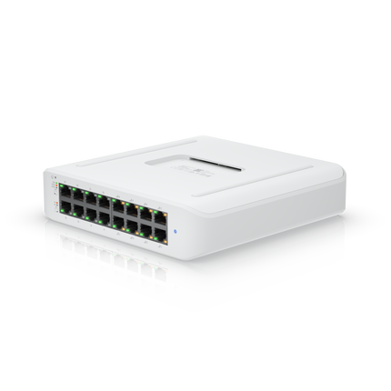 Ubiquiti-UniFi Ethernet Switch Ubiquiti UniFi USW-LITE-16-POE 16 Port Gigabit Ethernet Switch 8 PoE