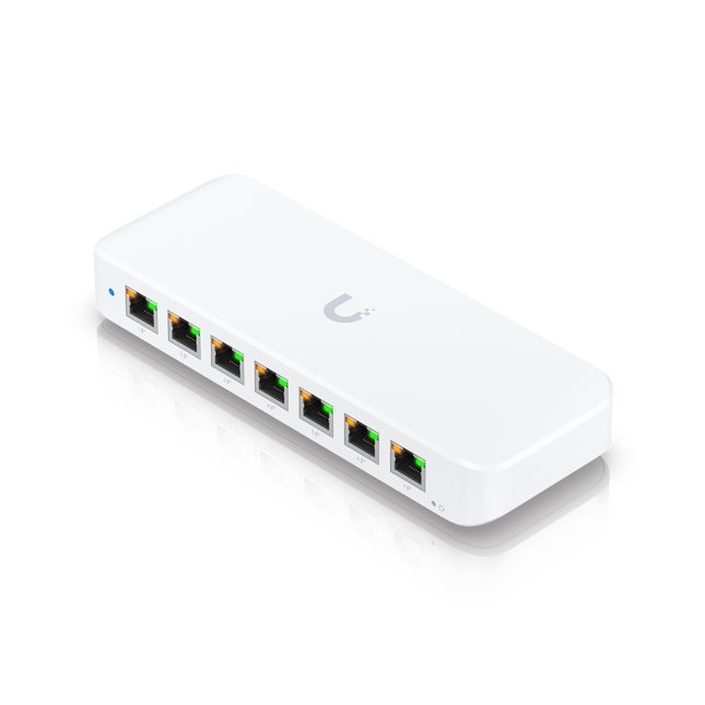 Ubiquiti-UniFi Ethernet Switch Ubiquiti UniFi USW-ULTRA-60W 8 Port Ethernet Switch 60W 7 PoE Switch