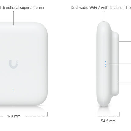 Ubiquiti-UniFi Modem-Router Ubiquiti UniFi U7-Outdoor WiFi 7 Outdoor Access Point