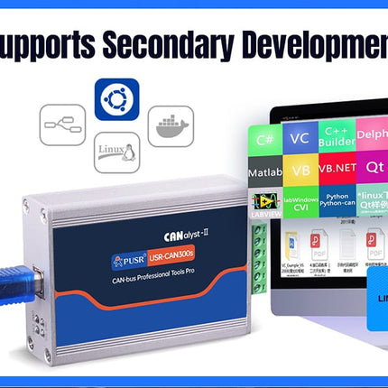 USR IOT CAN BUS USR-CAN300(s) Industrial CAN analyser Professional CAN Bus Debugging