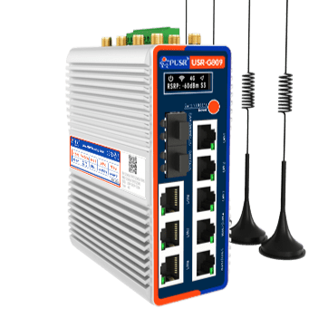 USR IOT Cellular Router USR-G809s Flagship Gigabit Edge Cellular 4G Programmable Router WiFi6 Rich IO