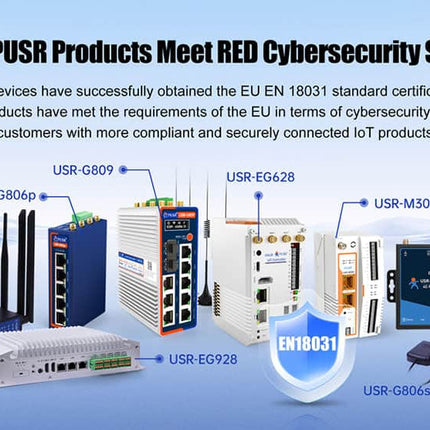 USR IOT Cellular Router USR-G809s Flagship Gigabit Edge Cellular Router 4G Programmable WiFi6 Rich IO