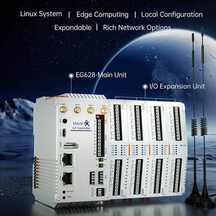 USR IOT Edge Gateway Industrial Expandable IoT Controller IO Edge Gateway USR-EG628