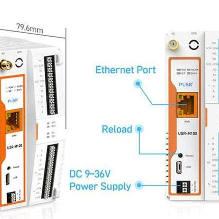 USR IOT Edge Gateway Industrial Remote IO Edge Gateway Data Logger USR-M100