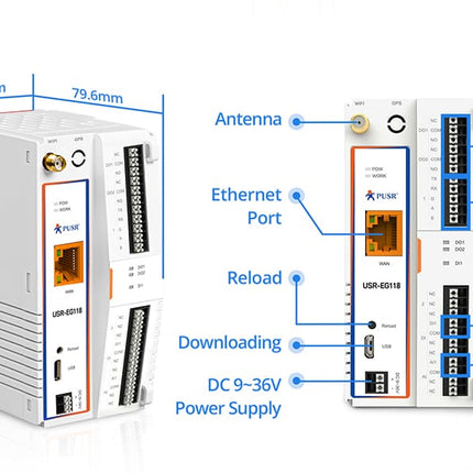 USR IOT Edge Gateway USR-EG118 Arduino Open Source IoT Gateway ESP32