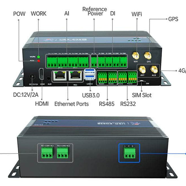 USR IOT Edge Gateway USR-EG828 Industrial ARM Embedded Computer Edge Gateway with 4G