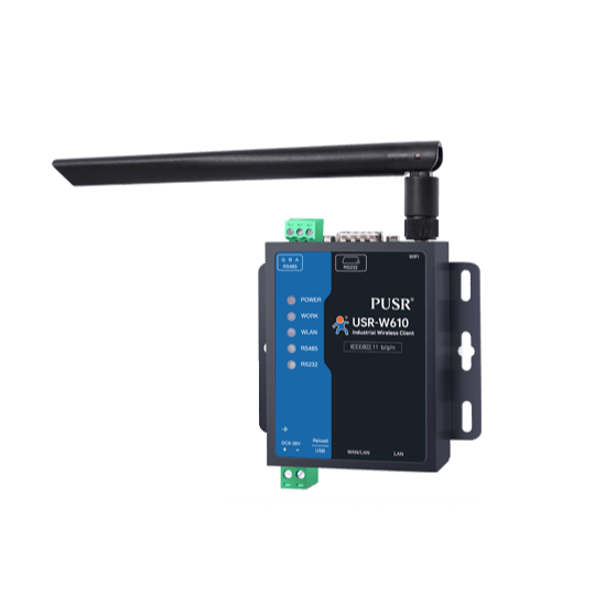 USR IOT IoT Comms Industrial RS232 RS485 Serial to WiFi & dual Ethernet Converter USR-W610 Qualcomm